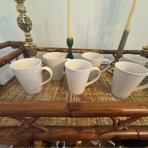 Urban Impressions Parchment
White by LENOX Mug Set of 6